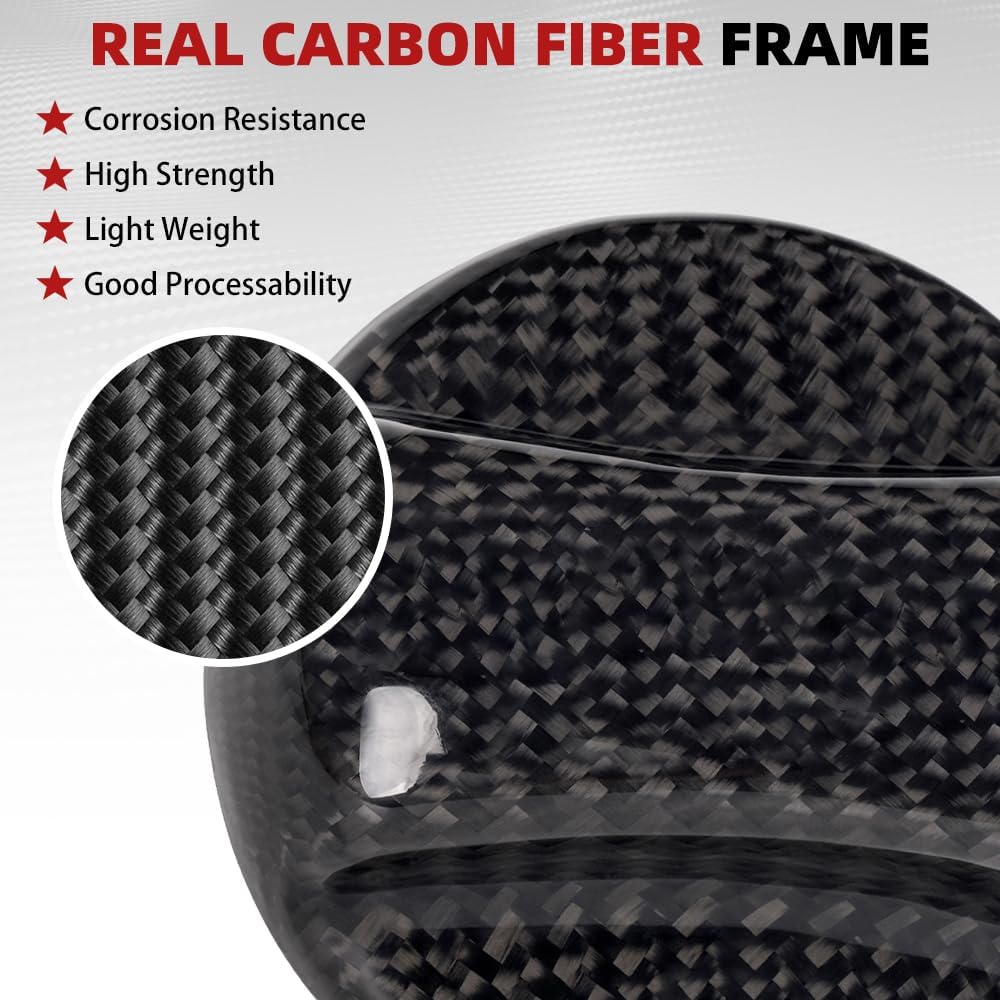 Real Carbon Fiber Oil Filler Cap Cover for BMW F87 F82 M2 M4 M5, Universal | Fuel Tank Gas Cap Replacement for 11128655331,