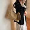 Summer Fashion Woven Tote Bag With Inner Phone Pocket For Beach Days