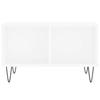Coffee Table White 60x50x36.5 cm Particleboard