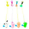 Golf Tee Hanger Donut Shaped Plastic Anti-Lost Ring with Strap Cartoon Animal Pattern Golf Tee Holder for Men Women