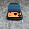 Frameless Splicing Carbon Fiber For Magsafe Case For iPhone 17 Air 16 15 14 13 12 Pro Max Plus 17ProMax Magnetic PC Armor Cover