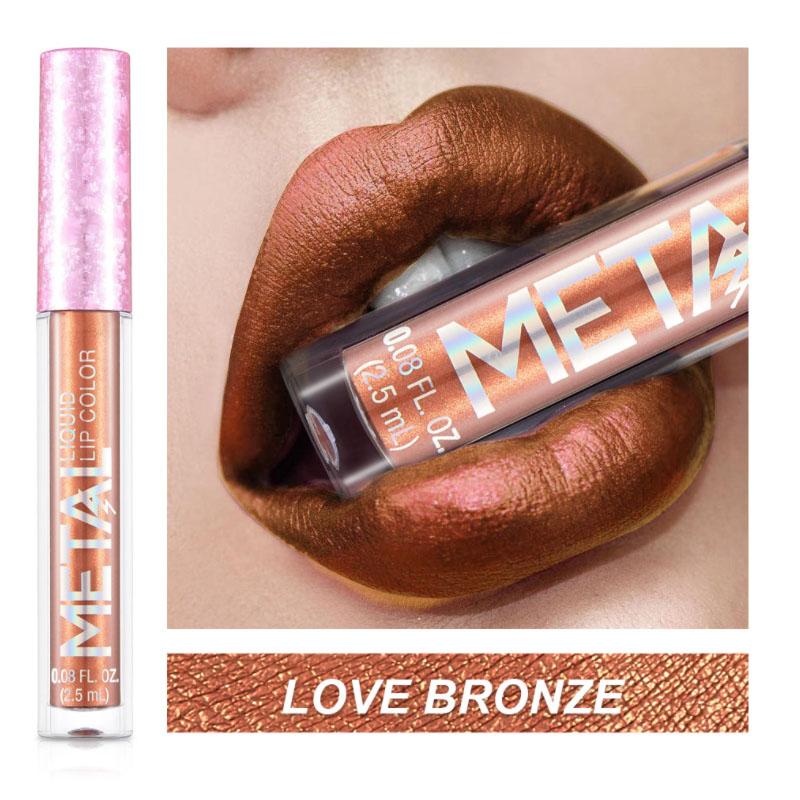Sexy Long Lasting Matte Liquid Lipstick Waterproof Lip Gloss Sparkling Diamond Pearl Beauty