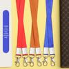 Double Hook ID Badge Lanyard with Double Buckle and Dual Clip Holder