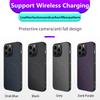 Anti-Drop Carbon Fiber Silicone Soft Phone Case For IPhone 15 16 13 14 Pro Max Magnetic Wireless Charging Back Cover Cases