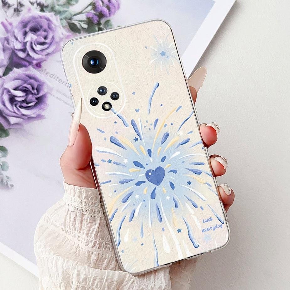 For Honor 50 Pro Case RNA-AN00 Cute Cat Lion Painted Cover Soft Slim Phone Case For Honor 50 Honor50 Pro 50Pro Back Cover Fundas