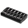 Electric Guitar Bridge 6 Strings GA890 Fixed Metal for Guitarist Musical Accessory Black