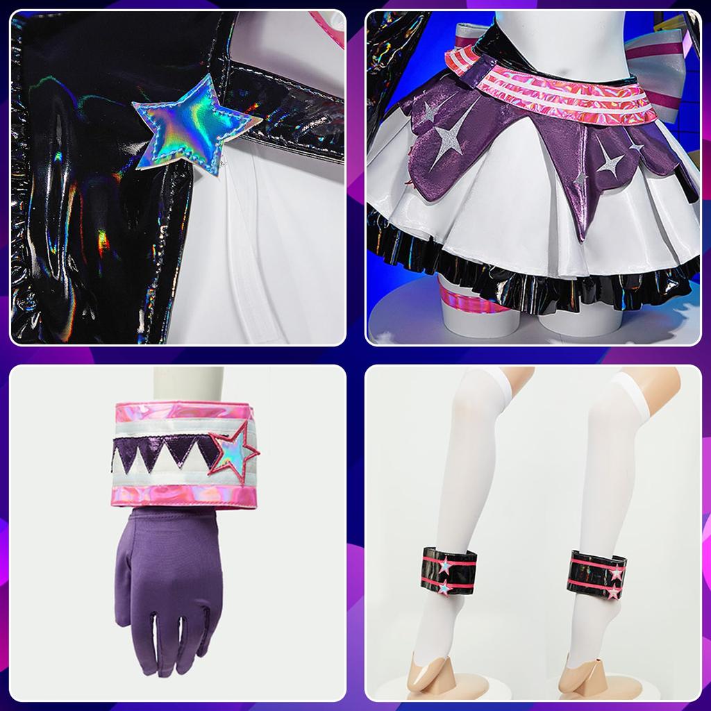 Muse Dash Megurine Luka Cosplay Halloween-spel [milky time] Dam