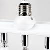 Werkstatt-Lampenfassungsteiler mit fünf Lampenfassungen, E26 E27 Schraubsockeladapter für Garagenbeleuchtung und Mehrpunkt-Innenbeleuchtung