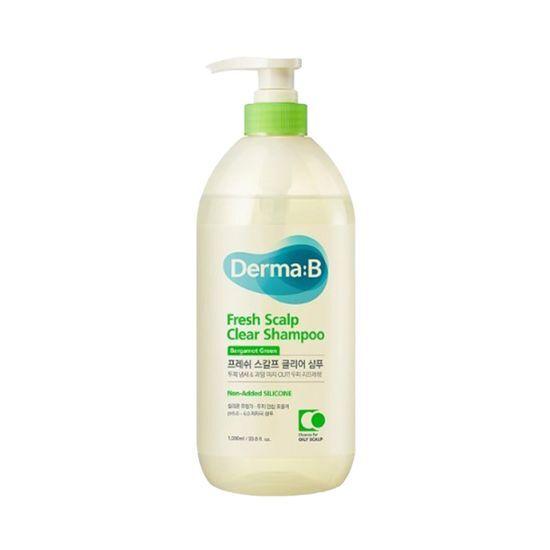 DERMAB Fresh Scalp Clear Shampoo 1000ml (Choose 1 of 2 colors) (Bergamot Green/Floral Green)