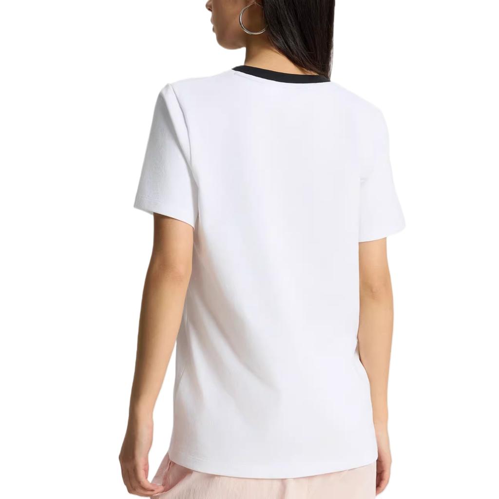 Adidas Comfortable V-Neck Short Sleeve T-Shirt Women Tops KX4878