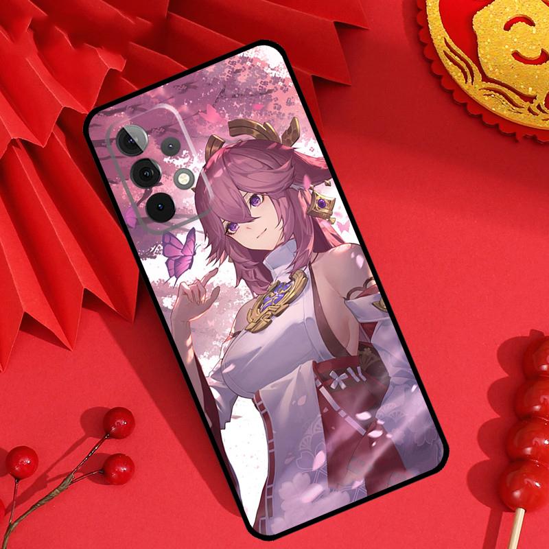 Genshin Impact Yae MIko Case For Samsung Galaxy M13 M14 M12 M11 M15 M06 M16 M36 M56 M31 M53 M32 M52 M35 M55 M34 M54