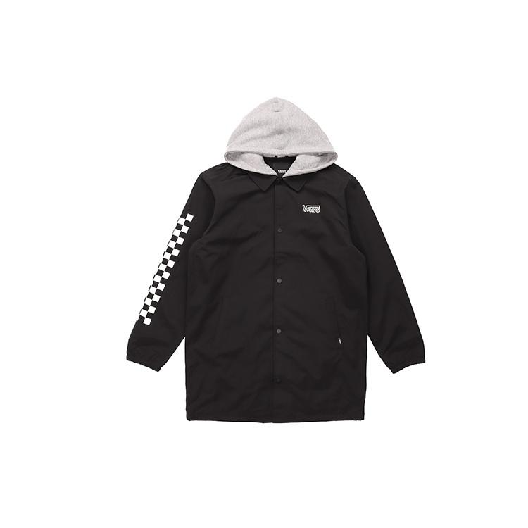 Vans Parka Coats Men`s Black Hooded