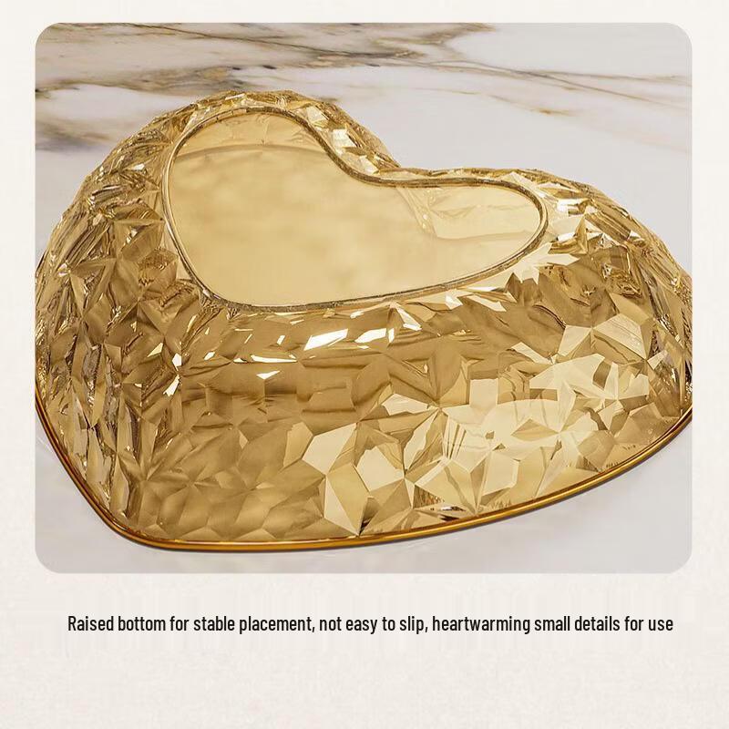 ZISIZ Light Luxury Decorative Fruit Plate