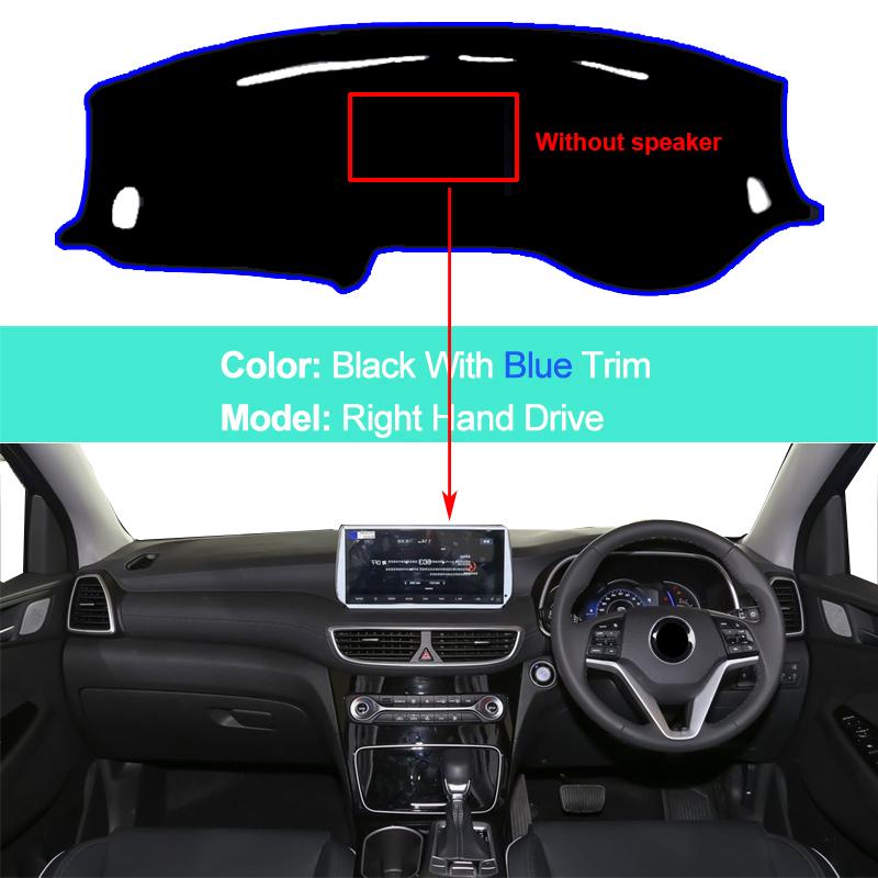 Anti-Slip Car Inner Dashboard Cover DashMat For Hyundai Tucson    Rug Carpet Cushion Sun Shade Pad Protector