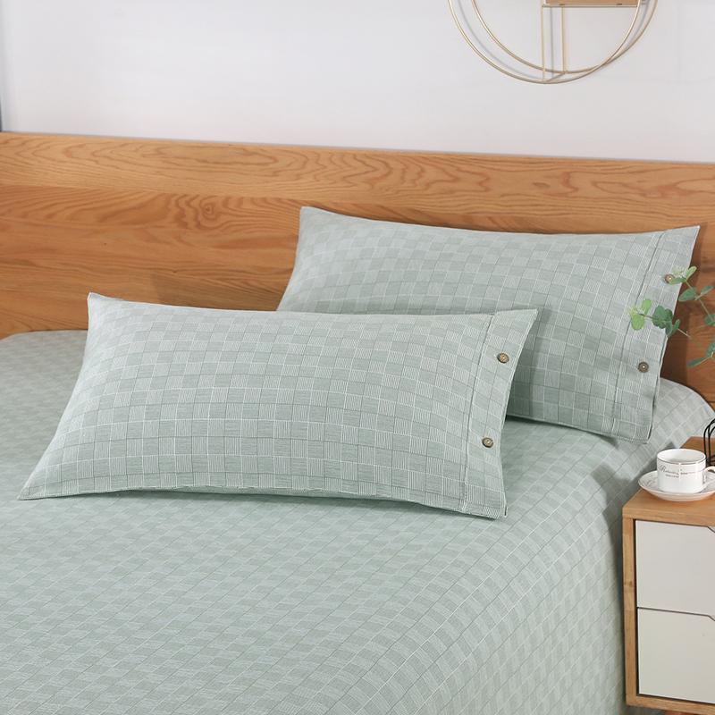 Набор наволочек из грубого чистого хлопка, одинарный, плотный, 48 см x 74 см, стиль 2024 (Пара) 48cmX74cm