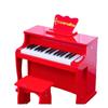30-Key Children's Wooden Electronic Keyboard with Weighted Keys - Beginner Toy Piano for Girls