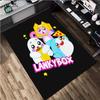 Lankybox Home Office Decorative Rug Room Computer Chair Area Rug Holiday Gift