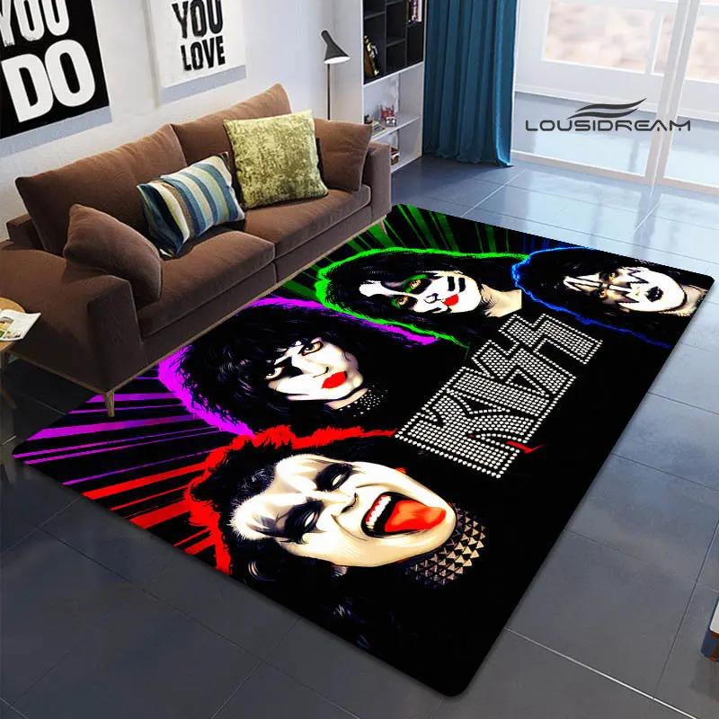 Kussband-Druckteppich, Kinderspielzimmerteppich, Wohnzimmer, Schlafzimmer, rutschfester Teppich, Fotografie-Requisiten, Geburtstagsgeschenk