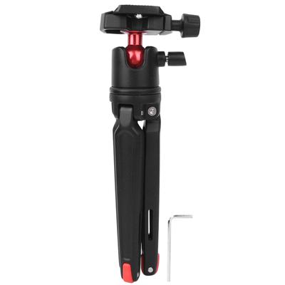 TE194 Desktop General Aluminium Alloy Tripod Portable Mobile Phone Camera Bracket for Video Shooting