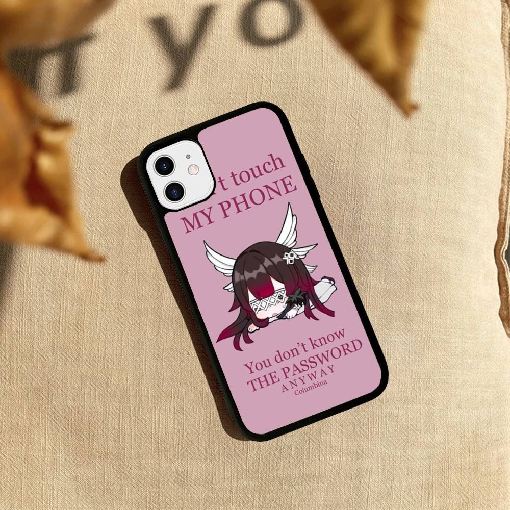 Genshin Impact Columbina For IPhone 17 16 15 14 13 12 11 Pro Max Plus Shockproof PC+TPU Phone Back Cover