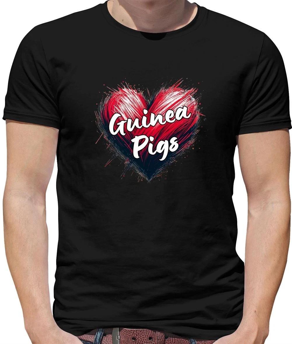 Love Heart Guinea Pigs - Mens T-Shirt - Guineas Pig Guineapig love Pet L