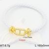 Pig Nose Red Rope Leather Rope Bracelet Men's and Women's 18k Gold Micro-inlaid with Diamonds Natal Year Couple's High-end DIY Hand Rope 2026