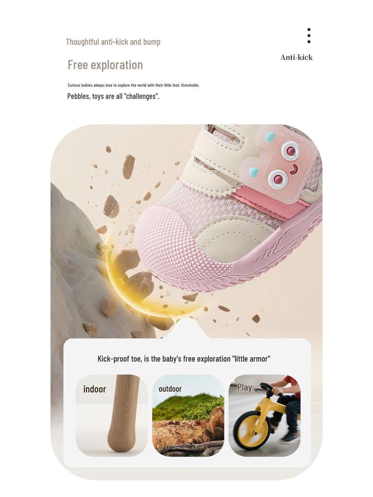 Bramille 2026 Spring Baby Walking Shoes for Boys & Girls - Infant/Toddler Soft Sole & Breathable