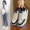 Platform White Shoes Women's Versatile Fragrant Spring and Autumn Muffin Summer New Popular Orders Surge Casual Sports Shoes