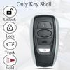 Key Fob Shell Case Replacement Fits for Subaru Legacy Outback Impreza Ascent Forester BRZ WRX STI XV Crosstrek 2014- Keyless Entry Remote Control 4