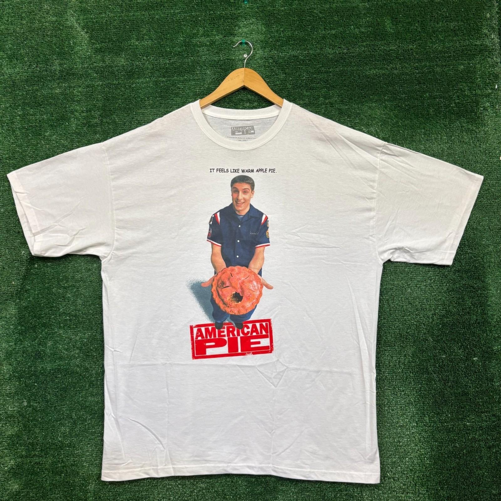 American Pie Jim Holding pie Movie promo T size XXL Unisex T-Shirt M