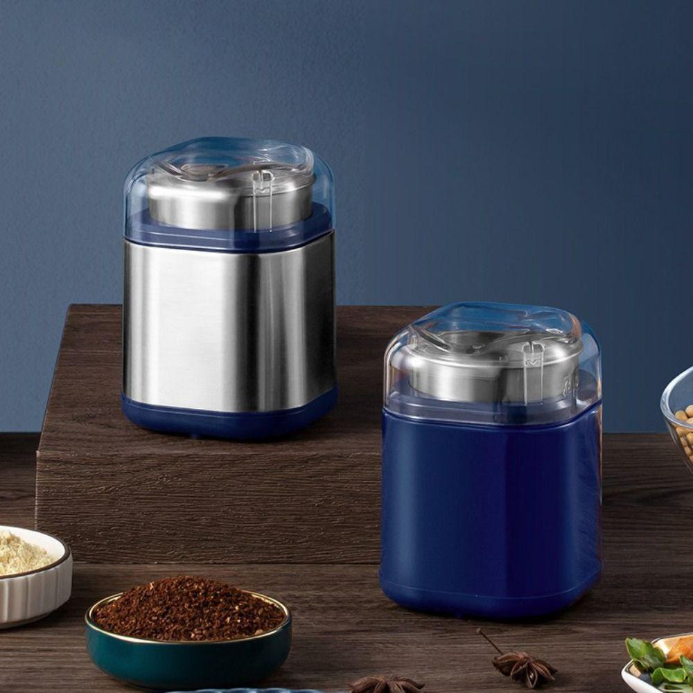 304 Stainless Steel Electric Coffee Grinder Press Type Grain Grinding Machine Bean