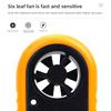 LCD Digital Anemometer Mini Pocket Wind Speed Tester 0-30m/s Air Velocity Airflow -10°C ~ 45°C Temperature Meter with Backlight