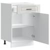 Porto Kitchen Base Cabinet High Gloss White Particleboard