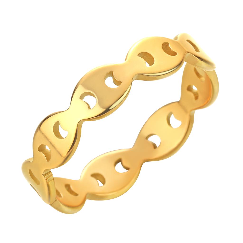 Kinitial Stainless Steel Scissors Egypt Eye of Ra Ghost Bee Gun Finger Knuckle Ring Women Wedding Party Jewelry Birthday Gift