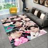 Berühmter B-BTS Jeon Jung Kook JK Kpop Rutschfester Teppich für Wohnzimmer, Schlafzimmer, Spielzimmer, Teppichbodenmatte Heimdeko Teppich Kinderzimmer