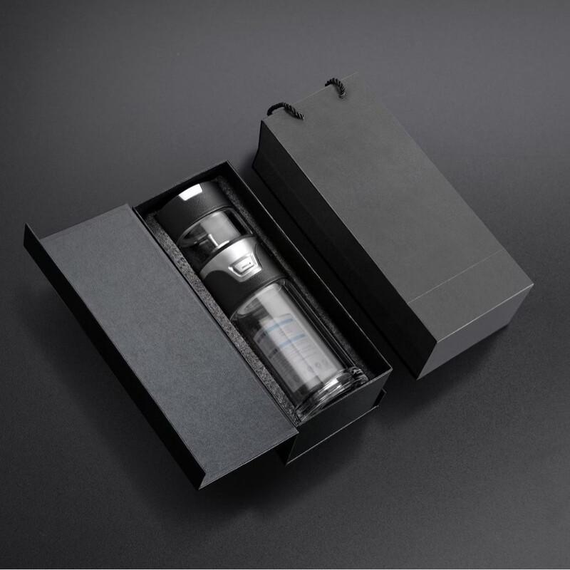 OLOEY Premium Tea Infuser Insulated Glass Bottle