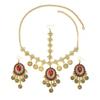 Bohemian Vintage Crystal Rhinestone Head Chain Earrings Set Ethnic Style Hair Accessories for Women