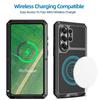 Case For Samsung S26 Ultra S2 S24 S23 Ultra Plus Heavy Duty Protection Armor Metal Phone Cover Capa Coque Fundas