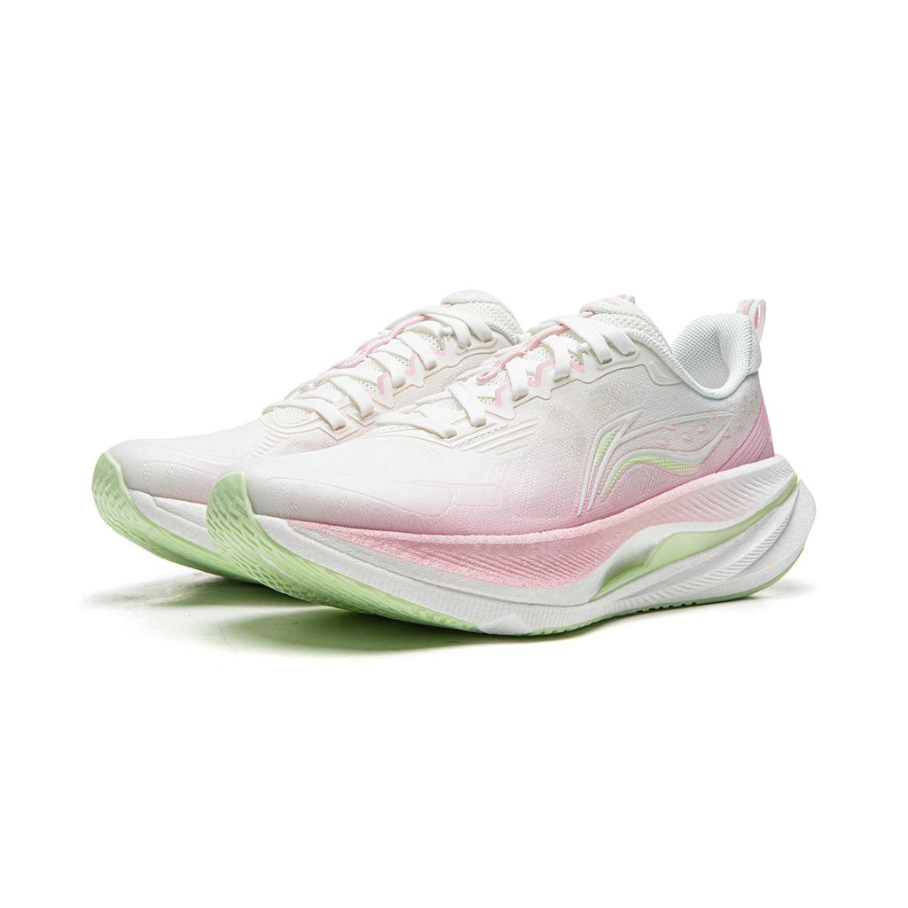Li Ning Wu Shi 5S 6.0 Valentines Day Limited Edition Peach Blossom Training Shoes Women Sneakers White Pink ARSW034-9
