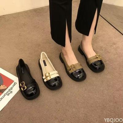 Modne Nowe letnie wszechstronne buty na płaskiej podeszwie z okrągłym noskiem, płytkim wycięciem, modne wygodne do codziennego noszenia damskie buty