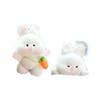 Cute Bunny Miniature Figurines Resin Rabbit Toys Rabbit Micro Ornaments  Living Room