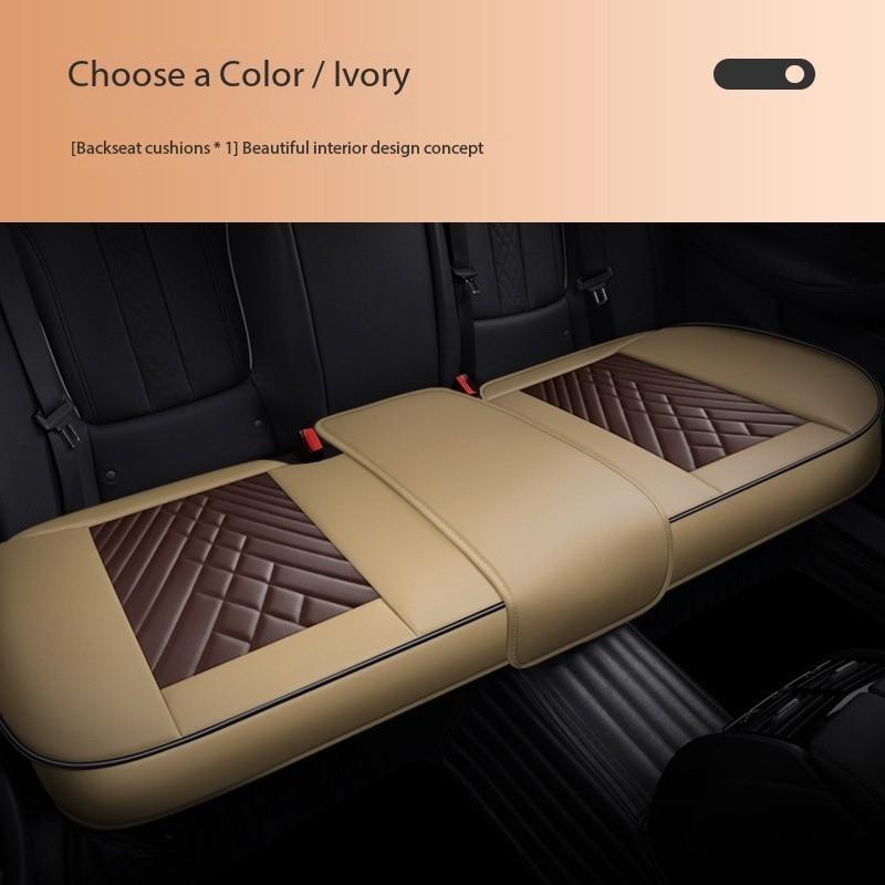 Leather Car Seat Cover Universal Front Seat Protector Seat Cushion For Ford Fusion, Ssangyong Actyon Sport, Jaguar 7, Jaguar XE