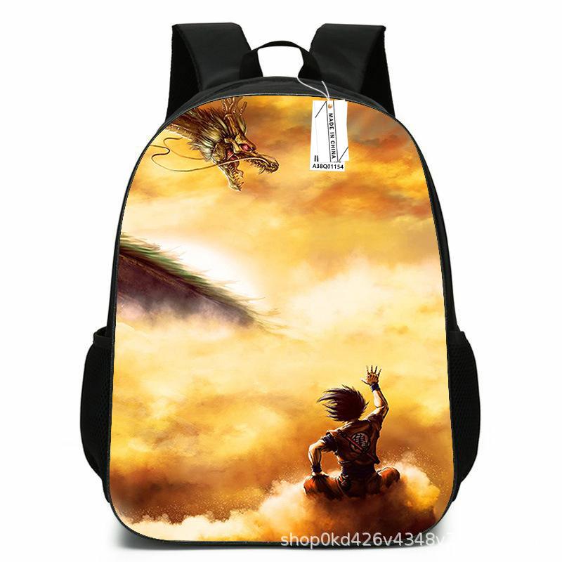 Dragon Ball 2 Backpack Animated Characters Children Elementary School Bag 1-3-6 Grade Computer Bag