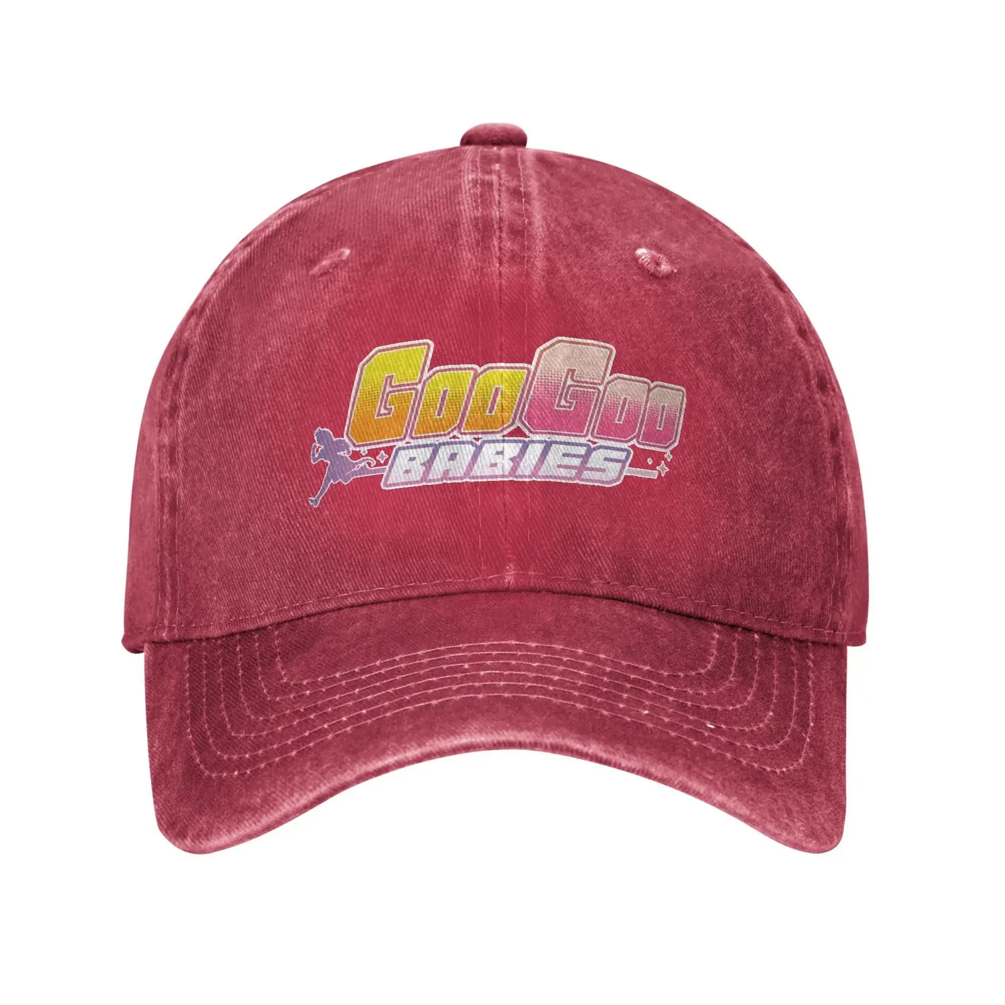 Goo Goo Babies Washed Baseball Cap  y2k Cool Sun Trucker Hat Summer Unisex Adult Outdoor Gym Baseball Caps One Size