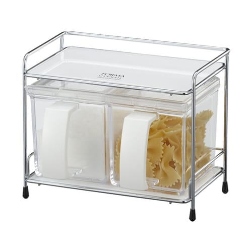 Asvel Mini Wire 2 "Forma" Seasoning Container, White, 1128