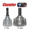 Hexagon Shank Universal Deburring External Chamfer Drill Bits Remove Burr for Metal Bolt Thread Repair Power Tools