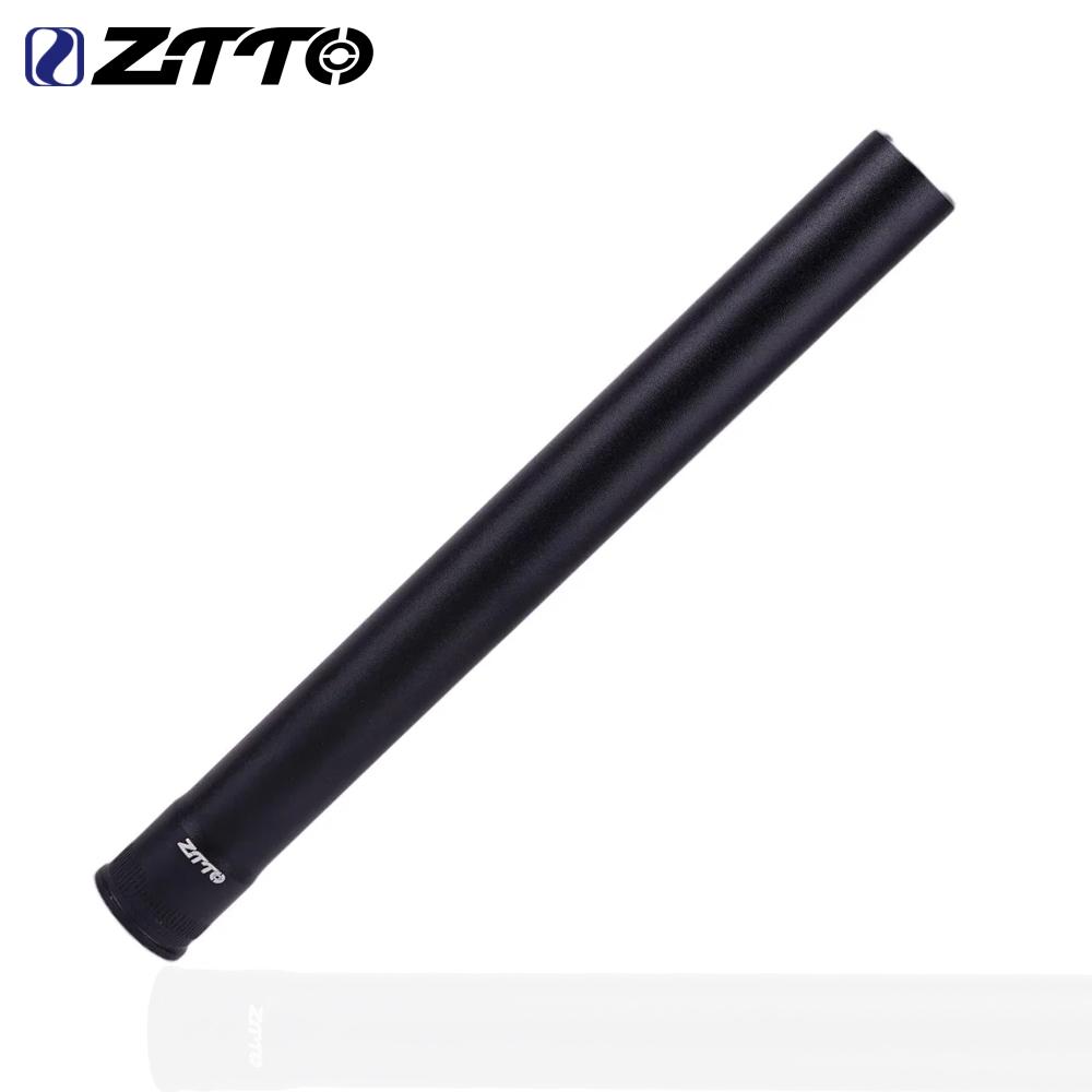 ZTTO Bicycle Front Fork Head Tube Aluminum Alloy MTB Road Bike Air Front Suspension Straight Tapered Standpipe 1/2 1/8 28.6mm