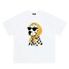 ZAZOMDE Hip Hop Streetwear Fashion Dalmatian Dog Pattern Tshirt Unisex Summer Loose Short Sleeve Trendy Aesthetic Casual Tops