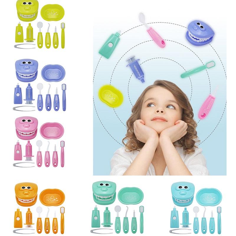 Zestaw zabawek dentystycznych do zabawy dla dzieci, zestaw medyczny