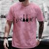 Guitar Graphic Tops Team EVG Groom Squad Best Man T Shirt Groomsman Tees Single Farewell Bachelor Stag Party Wedding Blouses